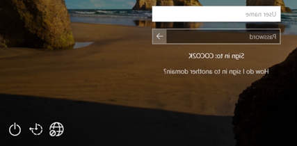 Windows登录屏幕，显示登录框，右下角的网络图标表示没有互联网连接.